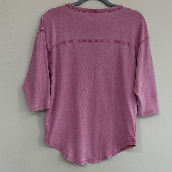 Victoria's Secret Pink Tee 1/2 Sleeves. 100% Cotton. Womens Oversized S. - Picture 4 of 5
